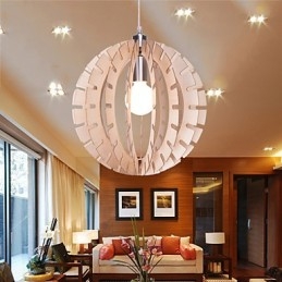Vintage Egyéb Wood Chandelier