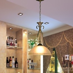 Az északi vidéki asztali lámpa kortárs és szerződéses ötletek egyfejű, csepplámpás üveglámpa