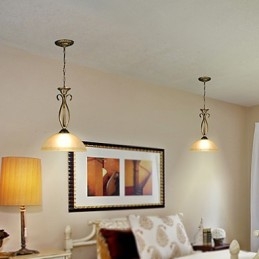 Az északi vidéki asztali lámpa kortárs és szerződéses ötletek egyfejű, csepplámpás üveglámpa