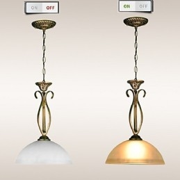 Az északi vidéki asztali lámpa kortárs és szerződéses ötletek egyfejű, csepplámpás üveglámpa