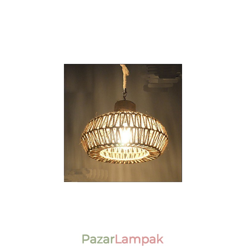 Vintage, kézzel készített műalkotások kreatív csillár lámpa.