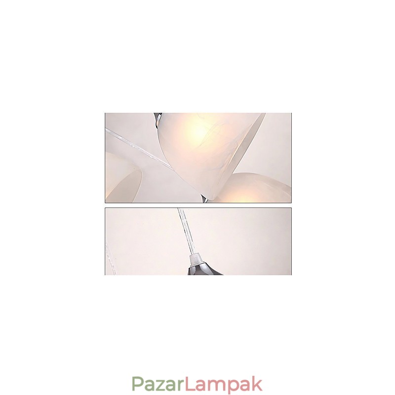 Modern kortárs Bowl függőlámpa