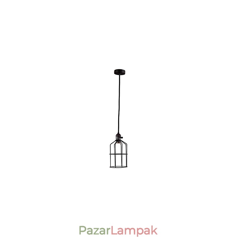 Retro mini stílusú festés fém függőlámpa garázs