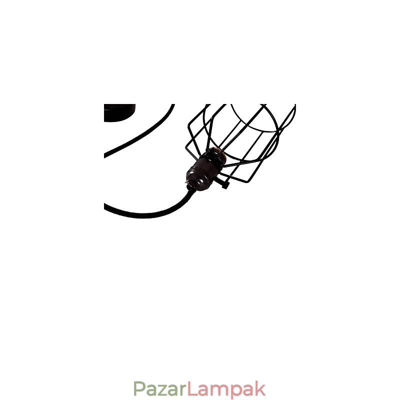 Retro mini stílusú festés fém függőlámpa garázs