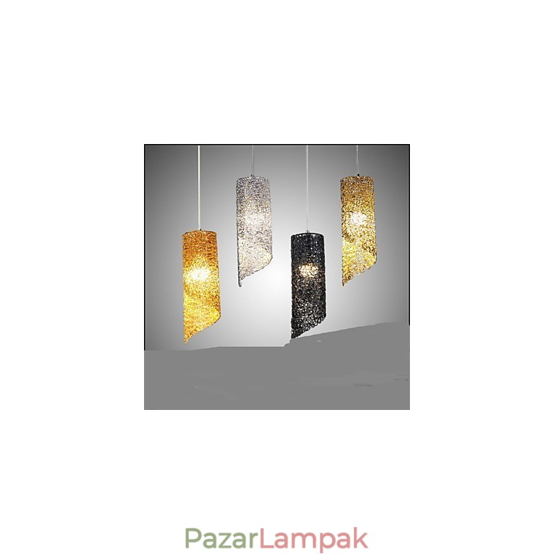 Egyfejű, hengeres, kerek, hosszú alumíniumhengeres Kreatív lámpák