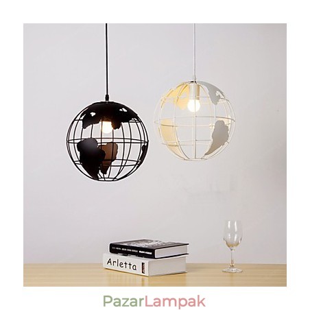 Modern kortárs Country Globe függőlámpa Modern kortárs Country Globe függőlámpa