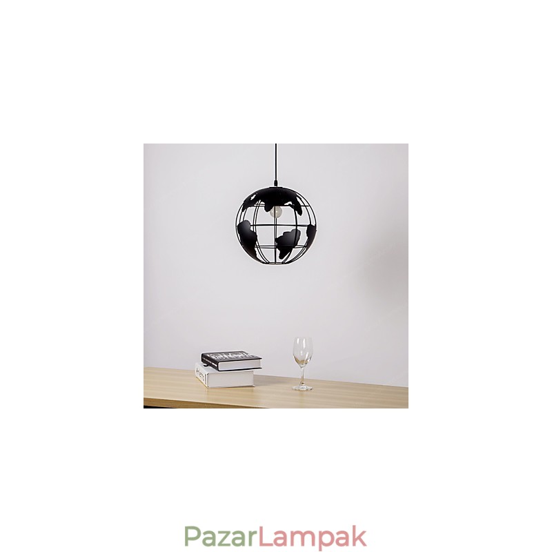 Modern kortárs Country Globe függőlámpa