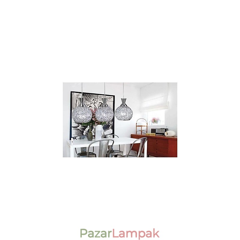 Modern, kortárs csiszolt fém süllyesztett tartó