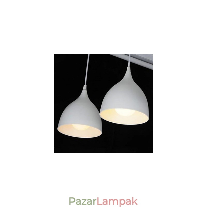Villanykörte Modern minimalista medál