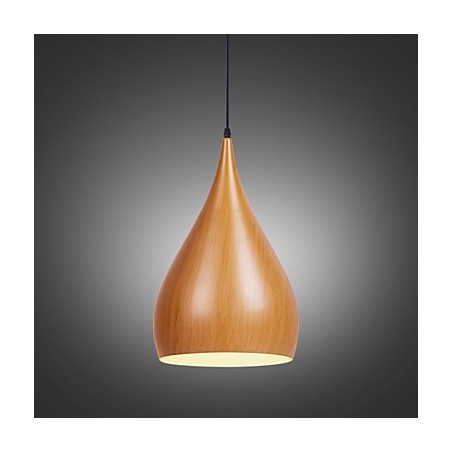 Retro Pendant Light Wood Grain Metal Cafe függőlámpák Retro Pendant Light Wood Grain Metal Cafe függőlámpák
