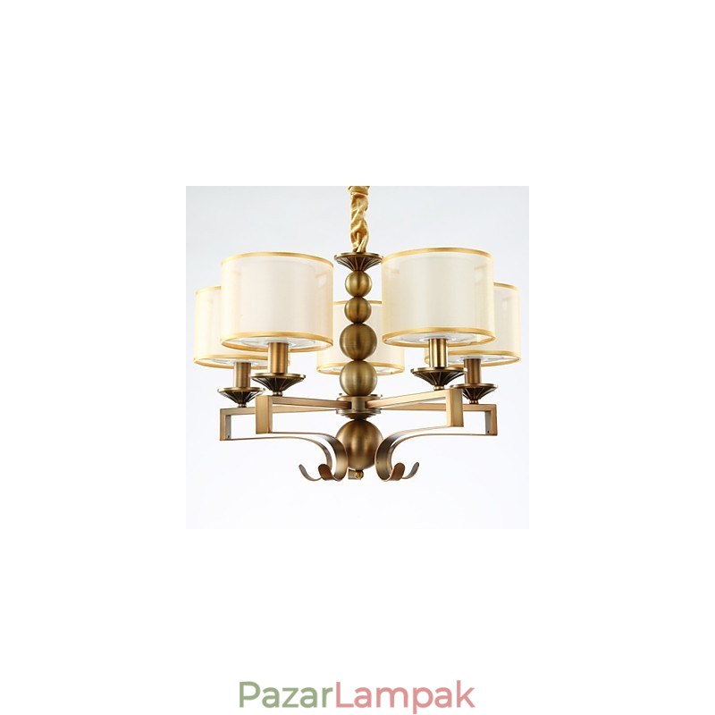 Rusztikus Lodge Vintage mini stílusú galvanizált fém csillár