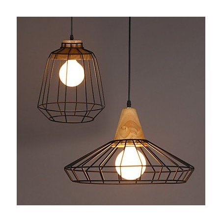 Nordic Creative Kovácsoltvas csillár Cafe Retro Net Droplight
