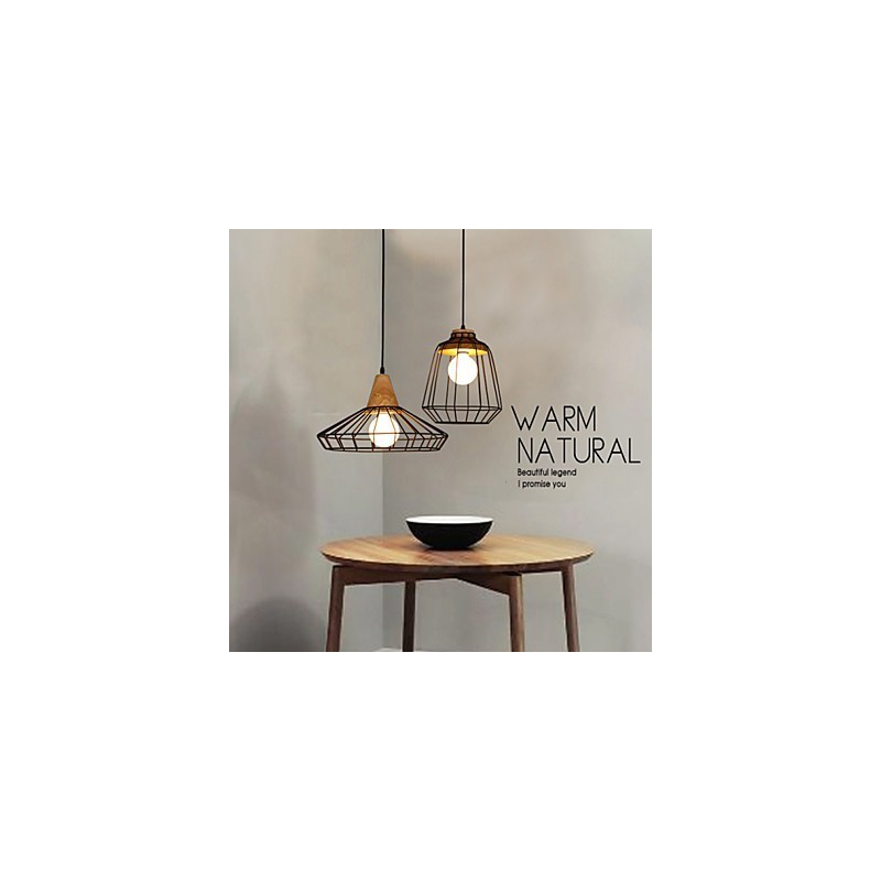 Nordic Creative Kovácsoltvas csillár Cafe Retro Net Droplight