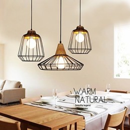 Nordic Creative Kovácsoltvas csillár Cafe Retro Net Droplight