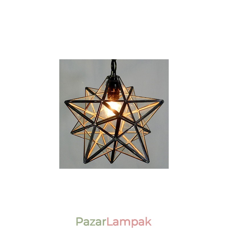 A Pentagon Star Light összehúzott és kortárs csillár lámpa