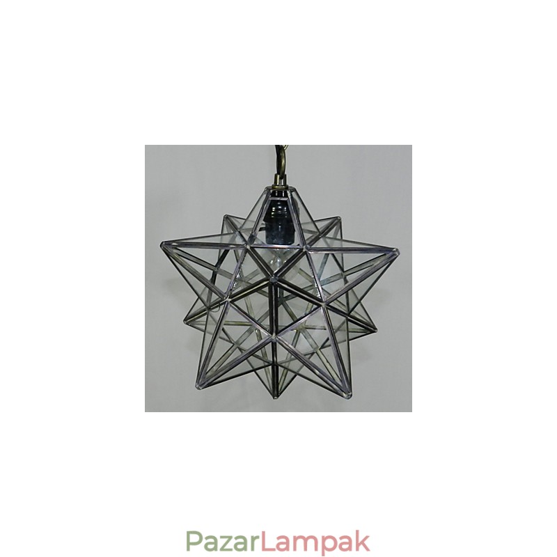 A Pentagon Star Light összehúzott és kortárs csillár lámpa