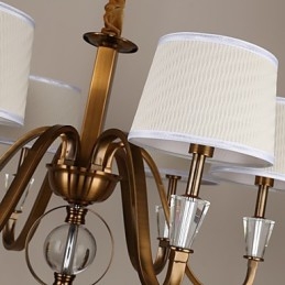 Rusztikus Lodge Vintage kristály mini stílusú galvanizált fém csillár