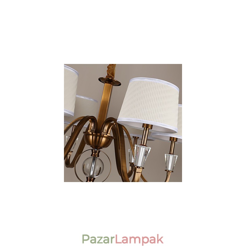 Rusztikus Lodge Vintage kristály mini stílusú galvanizált fém csillár