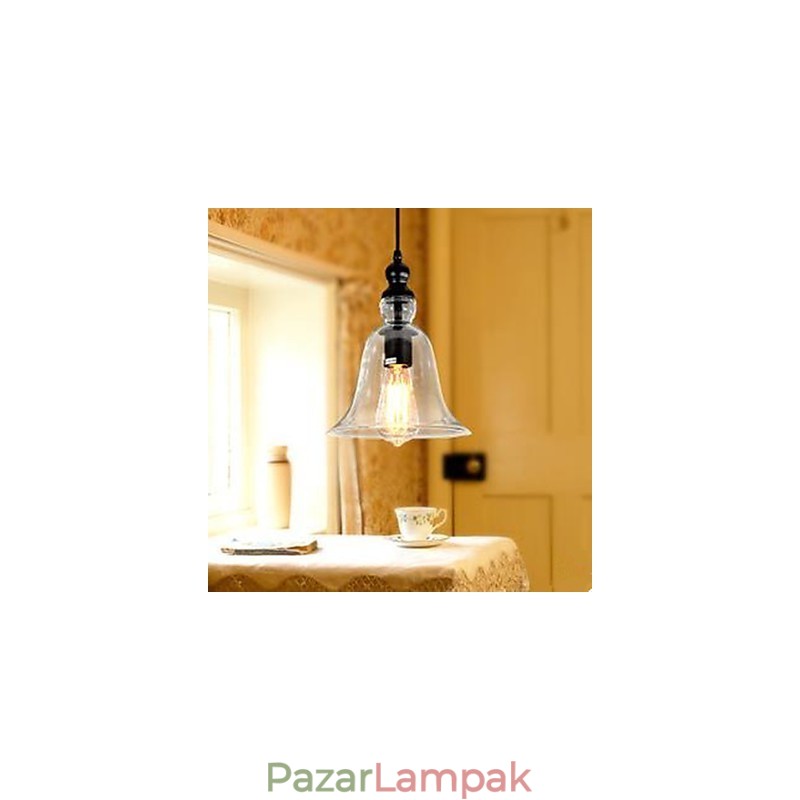 Európai szerződéses loft üvegcsillár csengő
