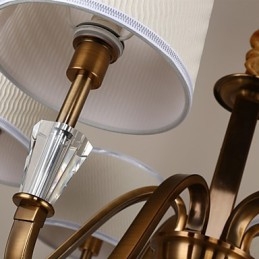 Rusztikus Lodge Vintage kristály mini stílusú galvanizált fém csillár
