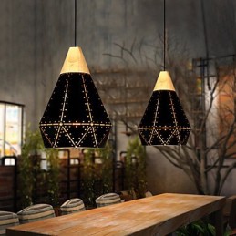 Retro klasszikus fém mennyezeti lámpák Egyszerű függőlámpák Cafe függőlámpa