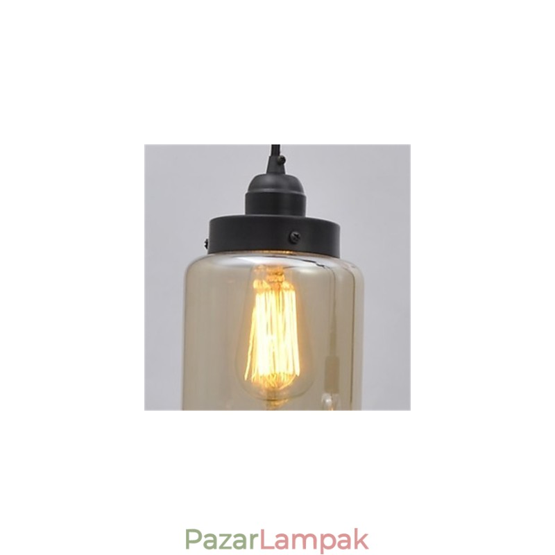 Amerikai retro minimalista együveges csillár