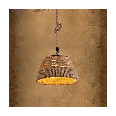 Loft Industrial Wind Creative Nordic Hemp Rope Meals csillár lámpa Loft Industrial Wind Creative Nordic Hemp Rope Meals csillár lámpa