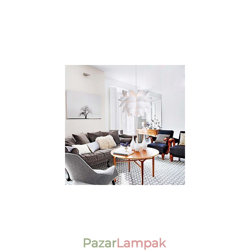 Kortárs és szerződéses The Nordic Idea White Lotus Droplight Lámpa