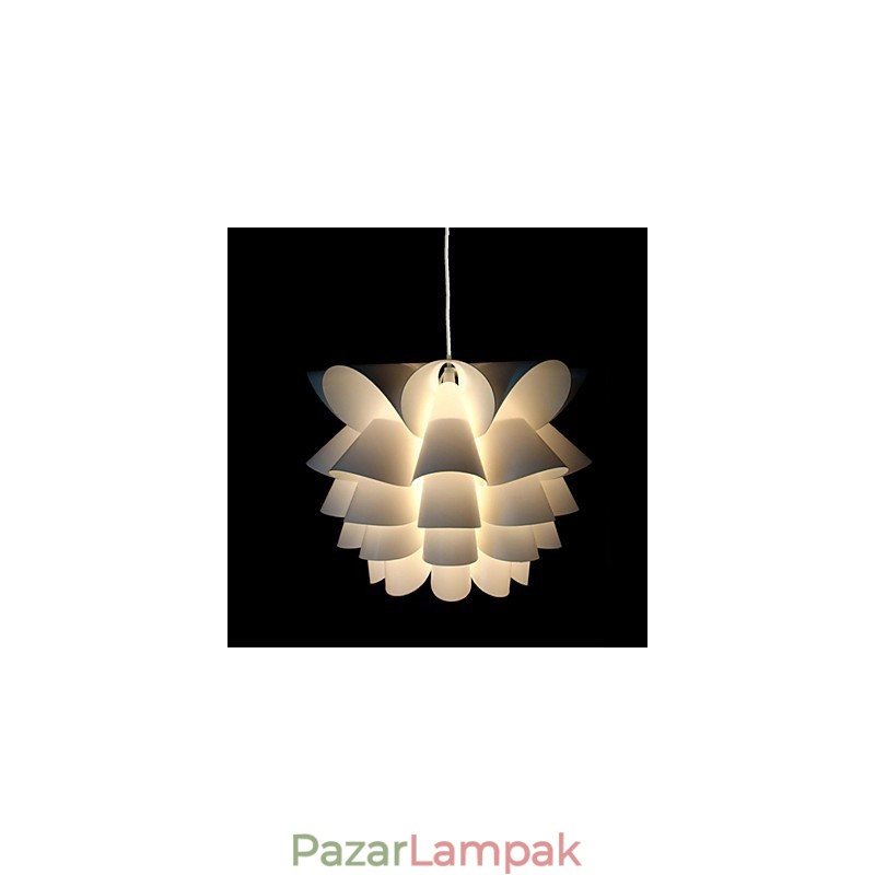 Kortárs és szerződéses The Nordic Idea White Lotus Droplight Lámpa