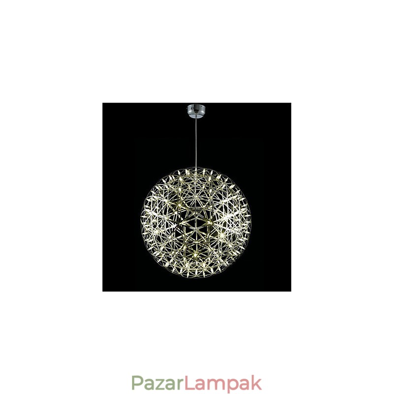 Kortárs csillár kreatív kerek csepplámpás lámpa