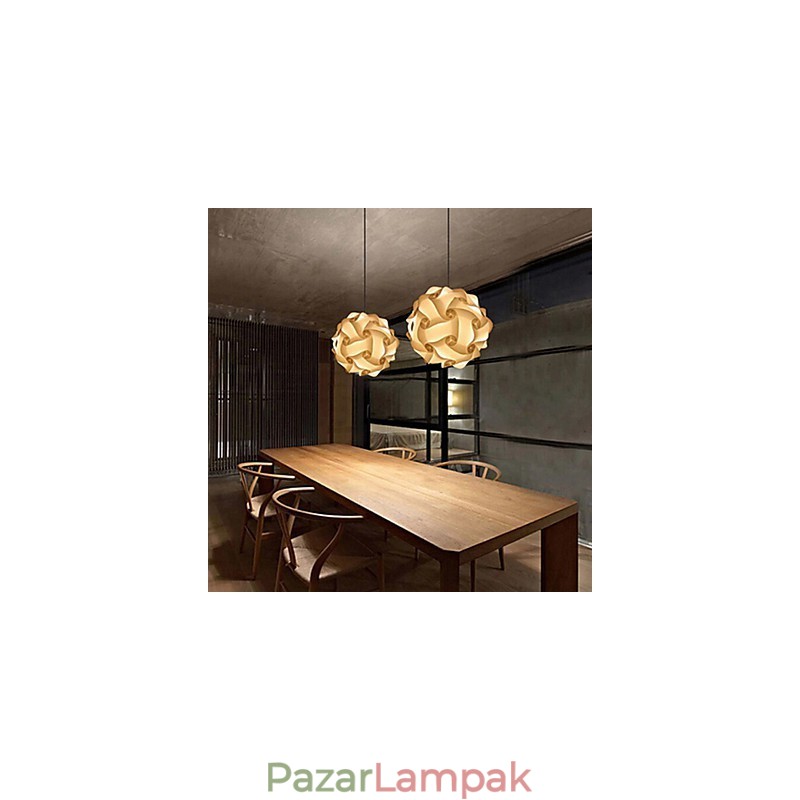 DIY modern függő golyós lámpa 25cm