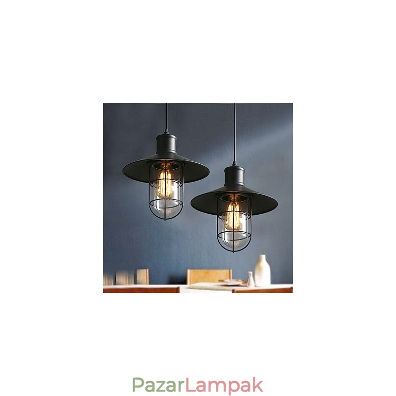 Egyfejű madárkalitkás csillár lámpa