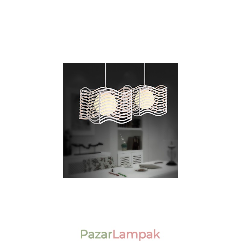 Modern, kortárs fém függőlámpa