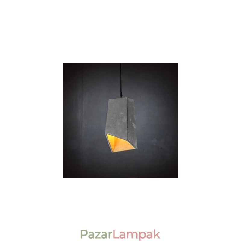 Kortárs és szerződéses retro cement függőlámpa lámpa