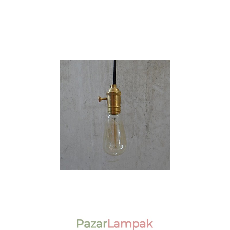 Hagyományos klasszikus vintage sárgaréz függőlámpa