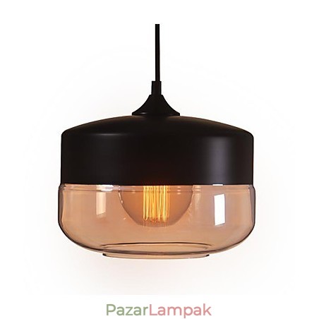 WestMenLights Vintage Modern festett üveg mennyezeti lámpa függőlámpa fekete 250mm átmérő WestMenLights Vintage Modern festett üveg mennyezeti lámpa függőlámpa fekete 250mm átmérő