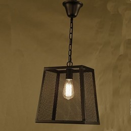 Egy hálóborító Retro Industrial Wind Cafe Kovácsolt Lron csillár
