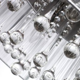 Hagyományos klasszikus kristály króm fém csillár