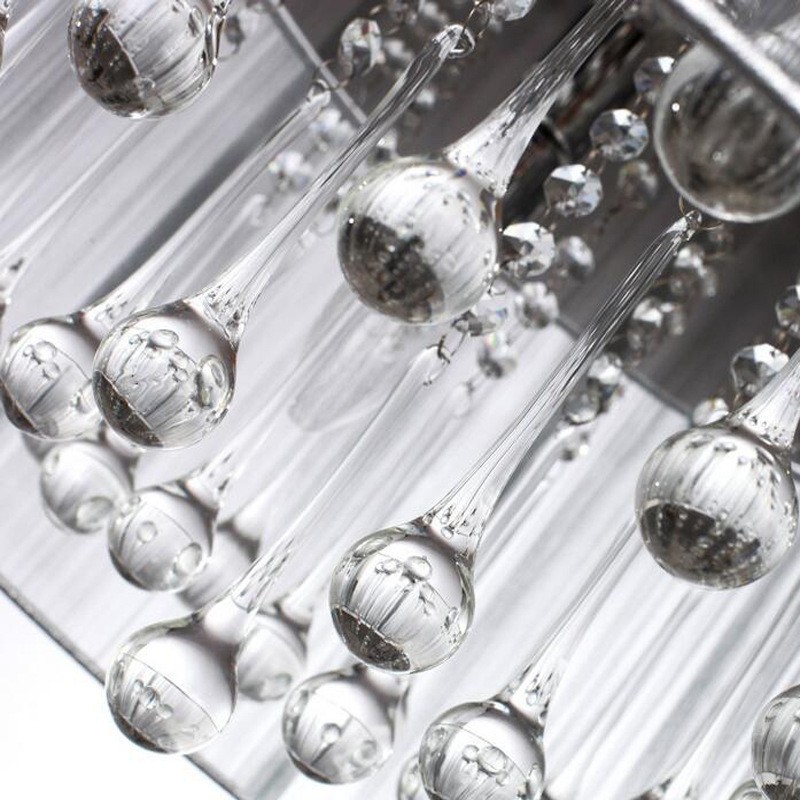 Hagyományos klasszikus kristály króm fém csillár