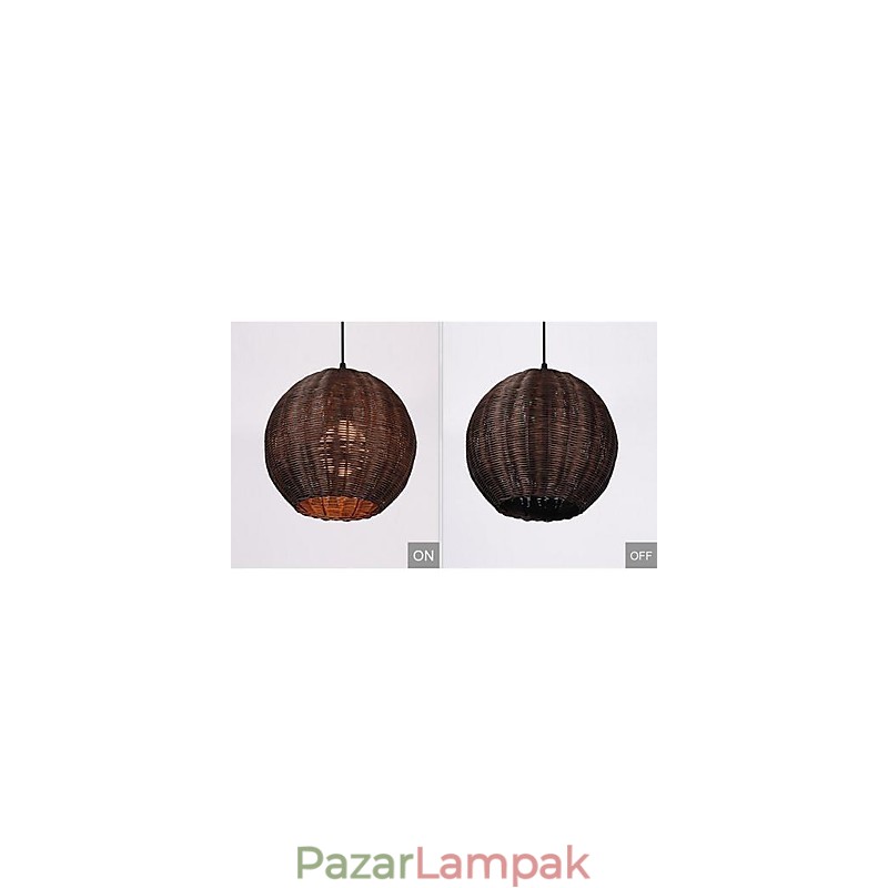 Modern kortárs lámpás Country Globe fém függőlámpa