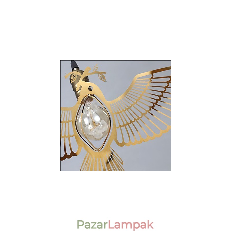 Retro papír vágott Art Bird Plating