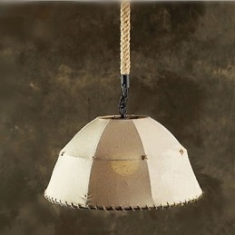 Szerződéses Nordic Vintage Linens Kender kötél American Country Droplight lámpa