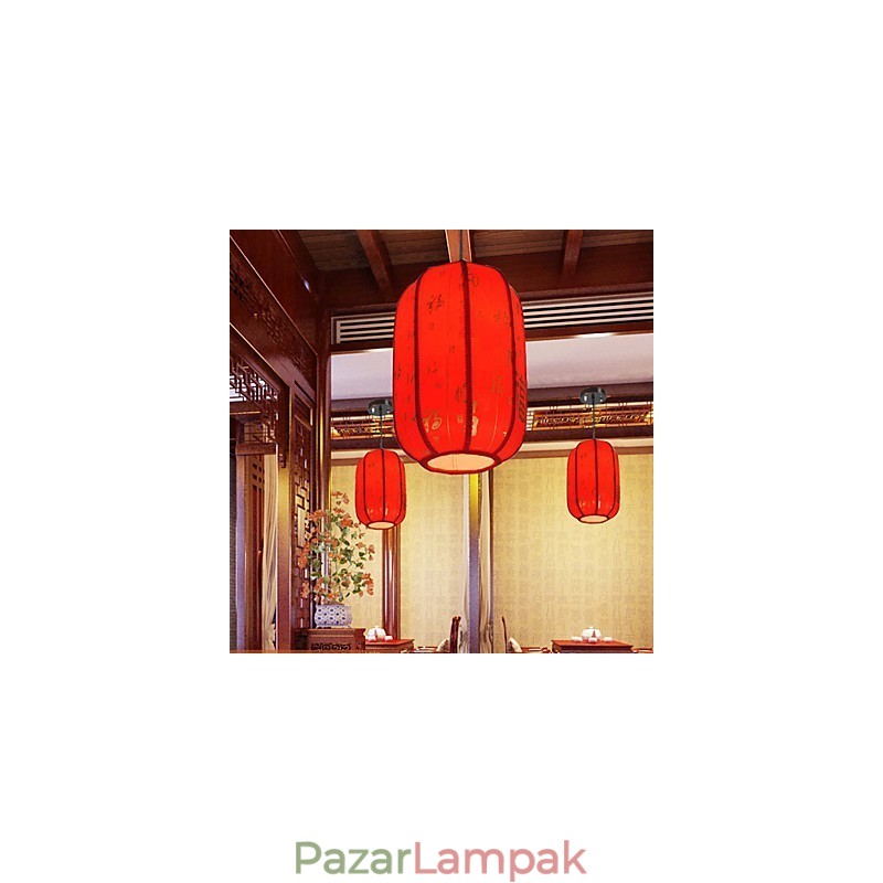 Archaize báránybőr vörös lámpás veranda Droplight lámpa