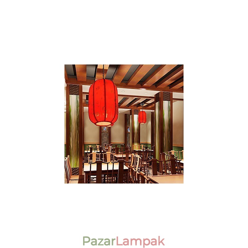 Archaize báránybőr vörös lámpás veranda Droplight lámpa