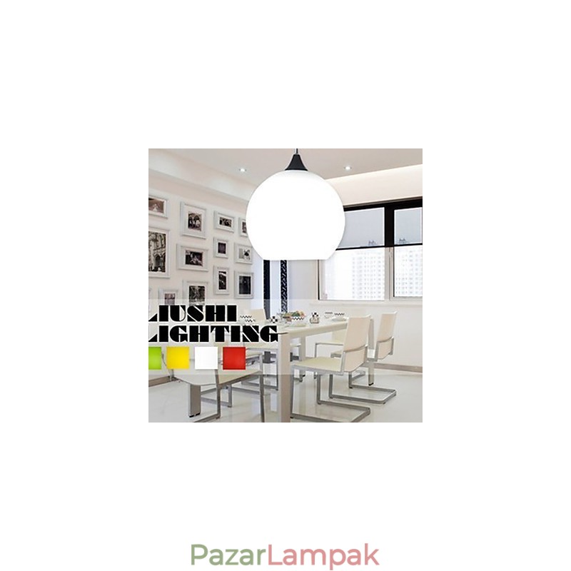 Egyszerű divat színes üvegcsillár lámpa