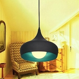 Modern, kortárs retro tál mini stílusú festményfüggő lámpa