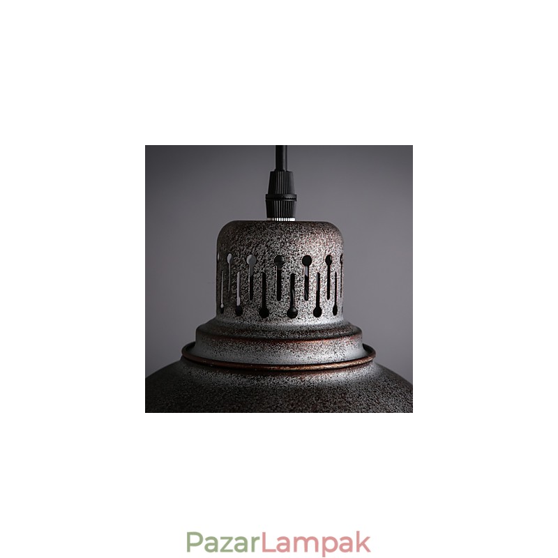 Retro mini stílusú festmény fém függőlámpa a szabadban