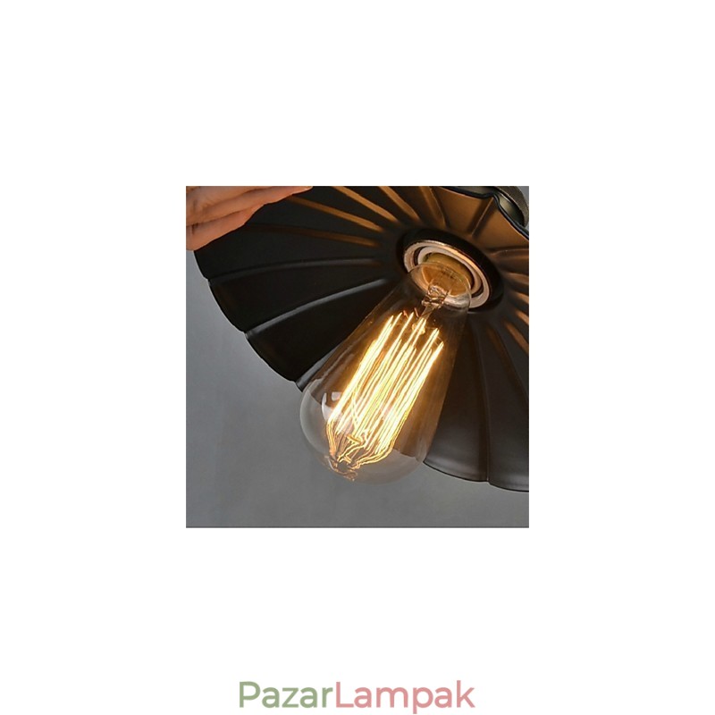 Egyedi fekete esernyő Vintage kovácsoltvas csillár