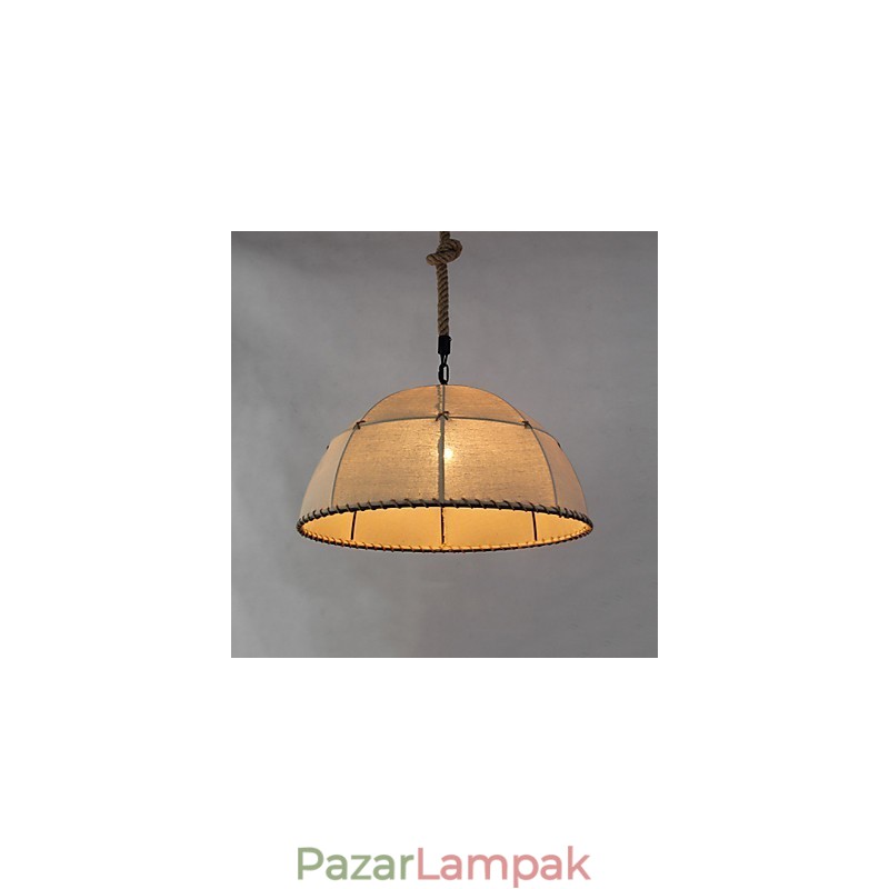 35 cm-es tetőtéri ipari szél, egyenes vászon amerikai vidéki kreatív művészeti csepplámpa