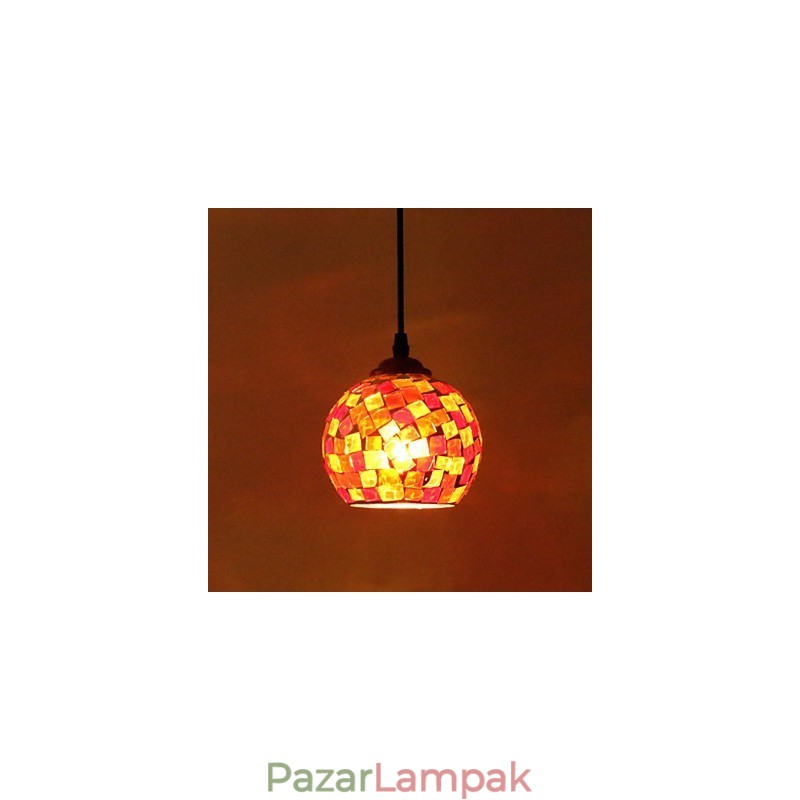 Modern, kortárs festésű fém függőlámpa